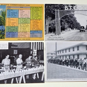 Vintage WWII Military Postcards