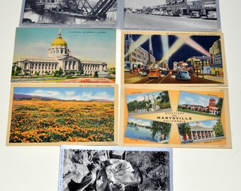Vintage Postcards - California