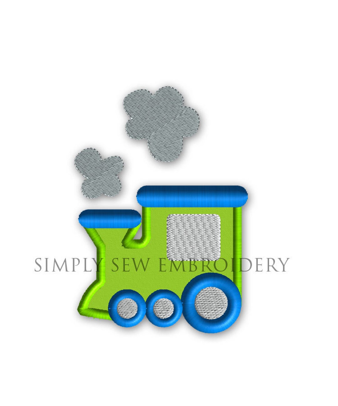 Machine Applique Train Train Applique -- Boy or Girl Embroidery Design Machine Applique No ...