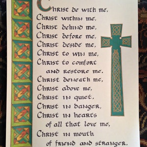 St. Patrick's Breastplate Prayer