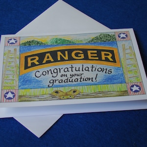 Military Appreciation/Ranger School Graduation Card