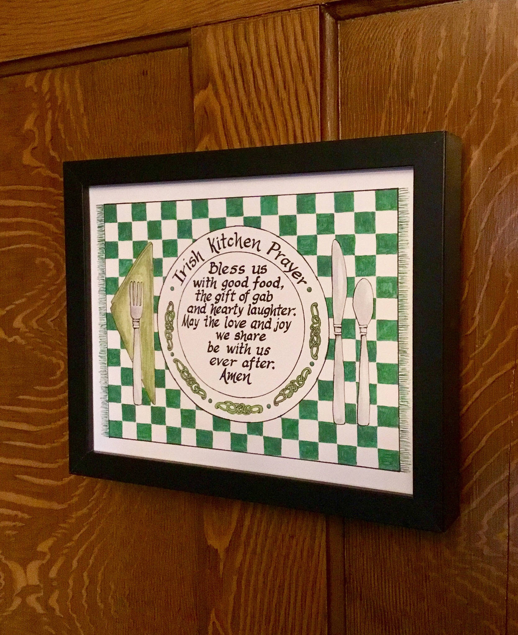 Irish Kitchen Prayer/Irish quote art/ 8 x 10 art print Etsy