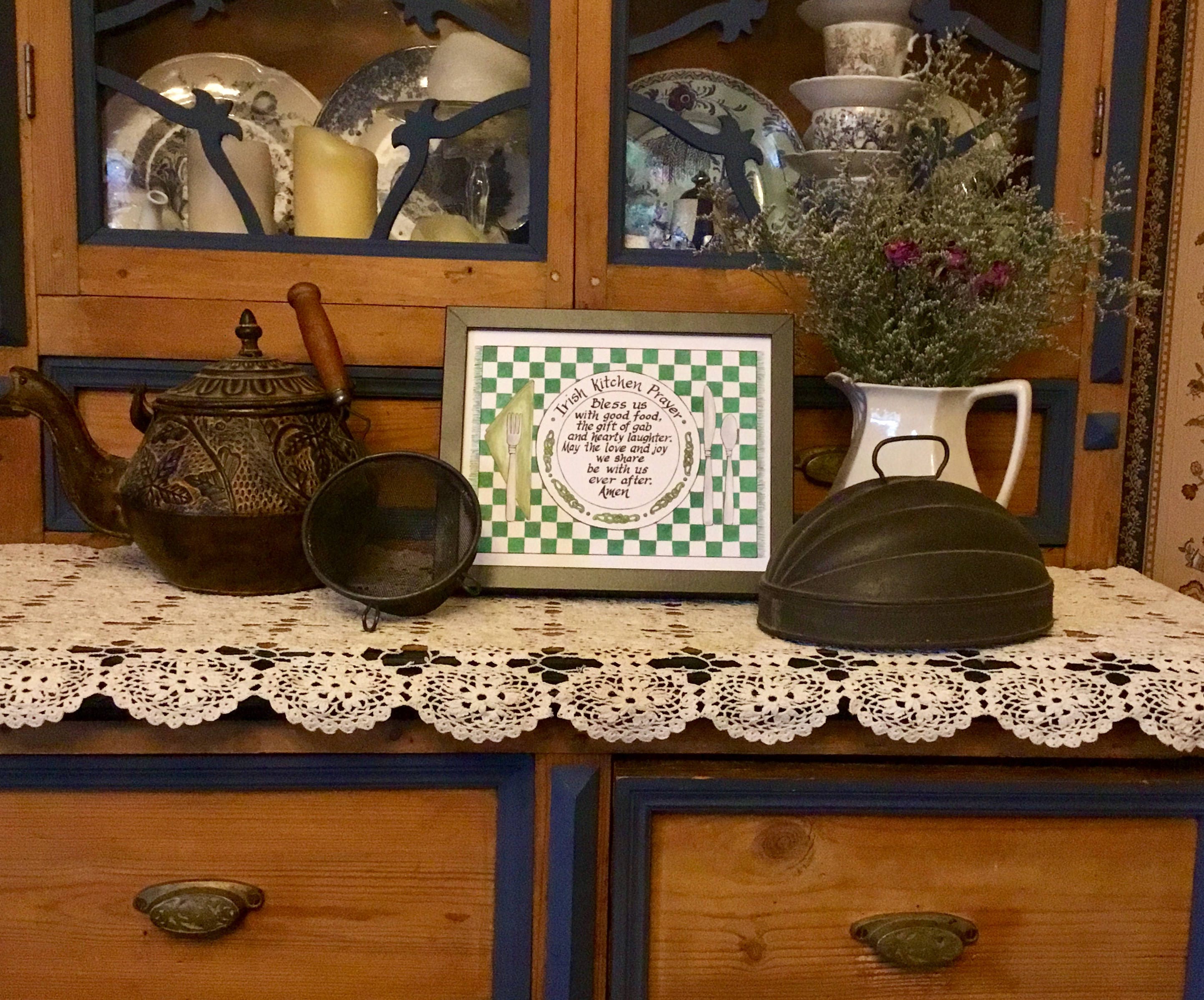 Irish Kitchen Prayer/Irish quote art/ 8 x 10 art print Etsy