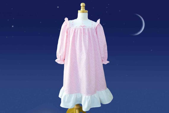 girls flannel night gown