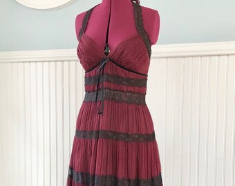 Vintage BCBG Max Azria Halter Dress