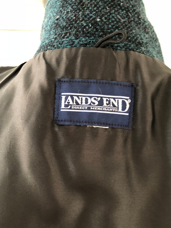 1990s Land's End Plaid Foxhunt Jacket - image 3