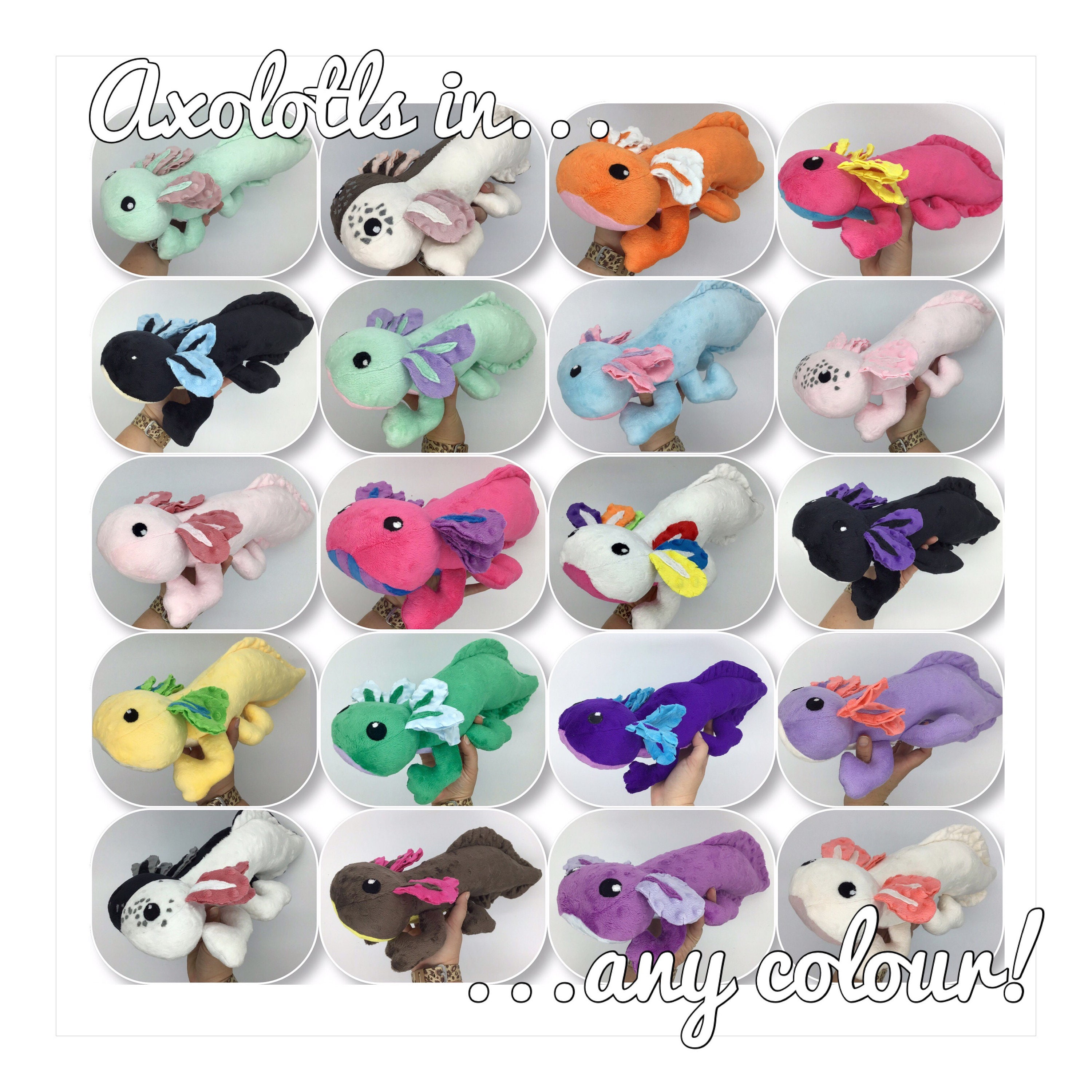 Custom Plush Axolotl Mexican Walking Fish Salamander Etsy Custom Plush Axolotl Mexican Walking Fish Salamander Etsy