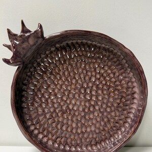Handmade Ceramic Pomegranate Platter