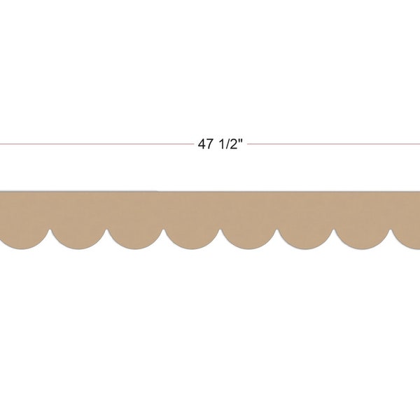 Outdoor Wood Scalloped Trim Etsy