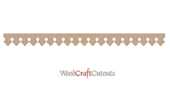 3 Pack Of Paint Grade Fleur De Lis Wooden Crown Molding Trim Ceiling Trim Shelf Edging Wood Ceiling Trim