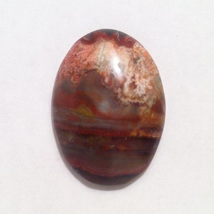 Sarape Jasper 30X22X5.8mm oval cabochon