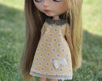 Blythe Doll Yellow Shorty Dress