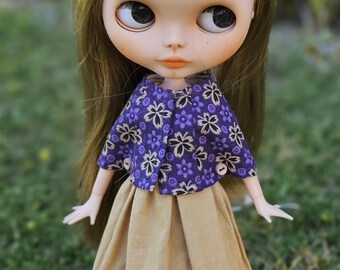 Blythe Doll Cape and Dress