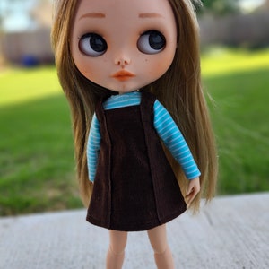 Blythe Doll Corduroy Jumper and T-Shirt