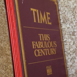 Time-Life History - This Fabulous Century,  1920-1970, Six Softcover Books in Slipcase