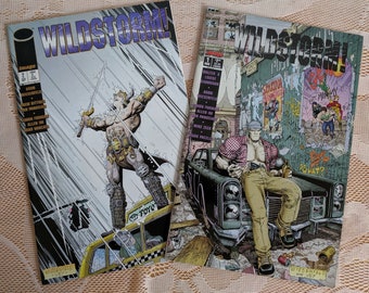 Comic Books 1995 Wildstorm Glossy Comics - Image Comics, Vol 2, Nos 1 and 2, August and September 1995 Comic Books