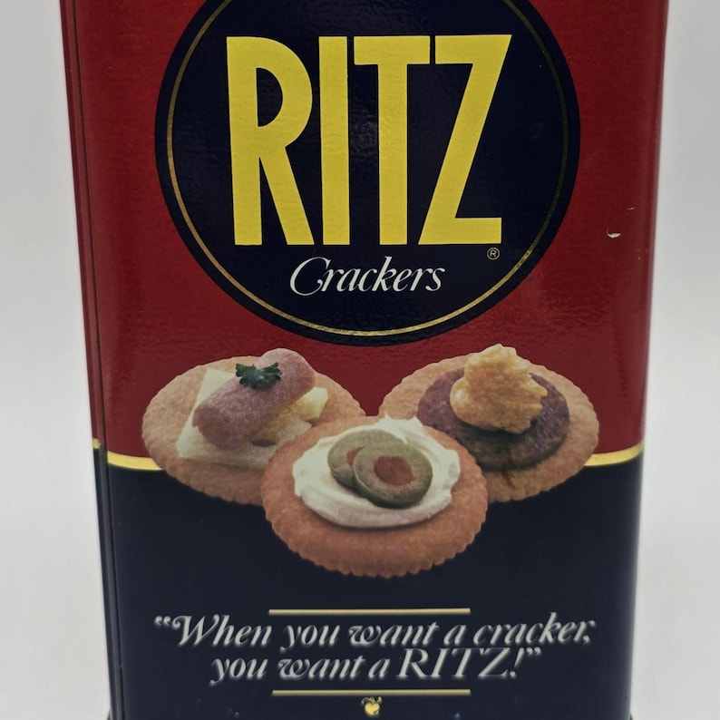 Name Ridz Vintage 1987 Square Ritz Crackers Tin – Nabisco Limited Edition ...