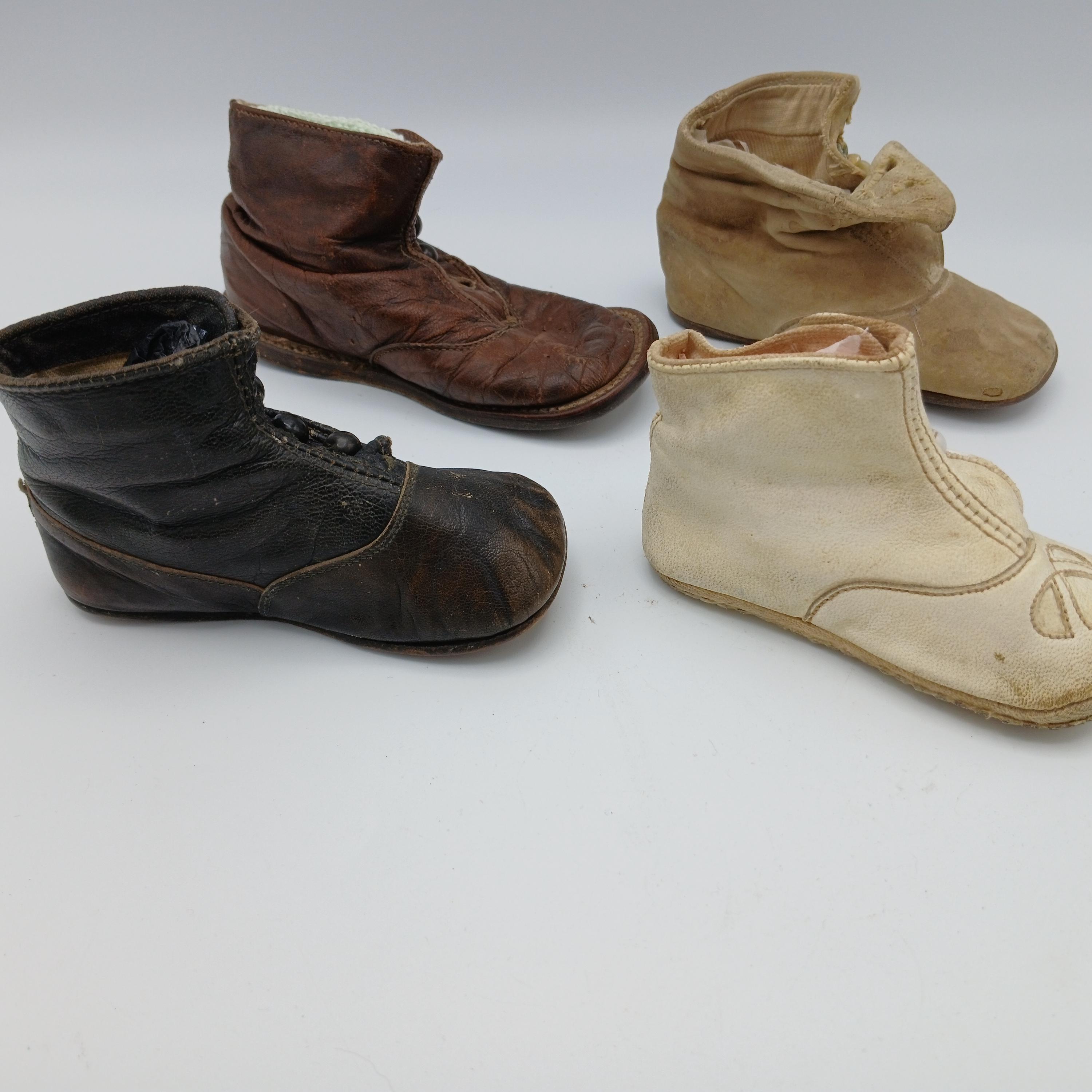 Antique Victorian Baby Button Shoes: Photo Props, Nursery Decor - Etsy