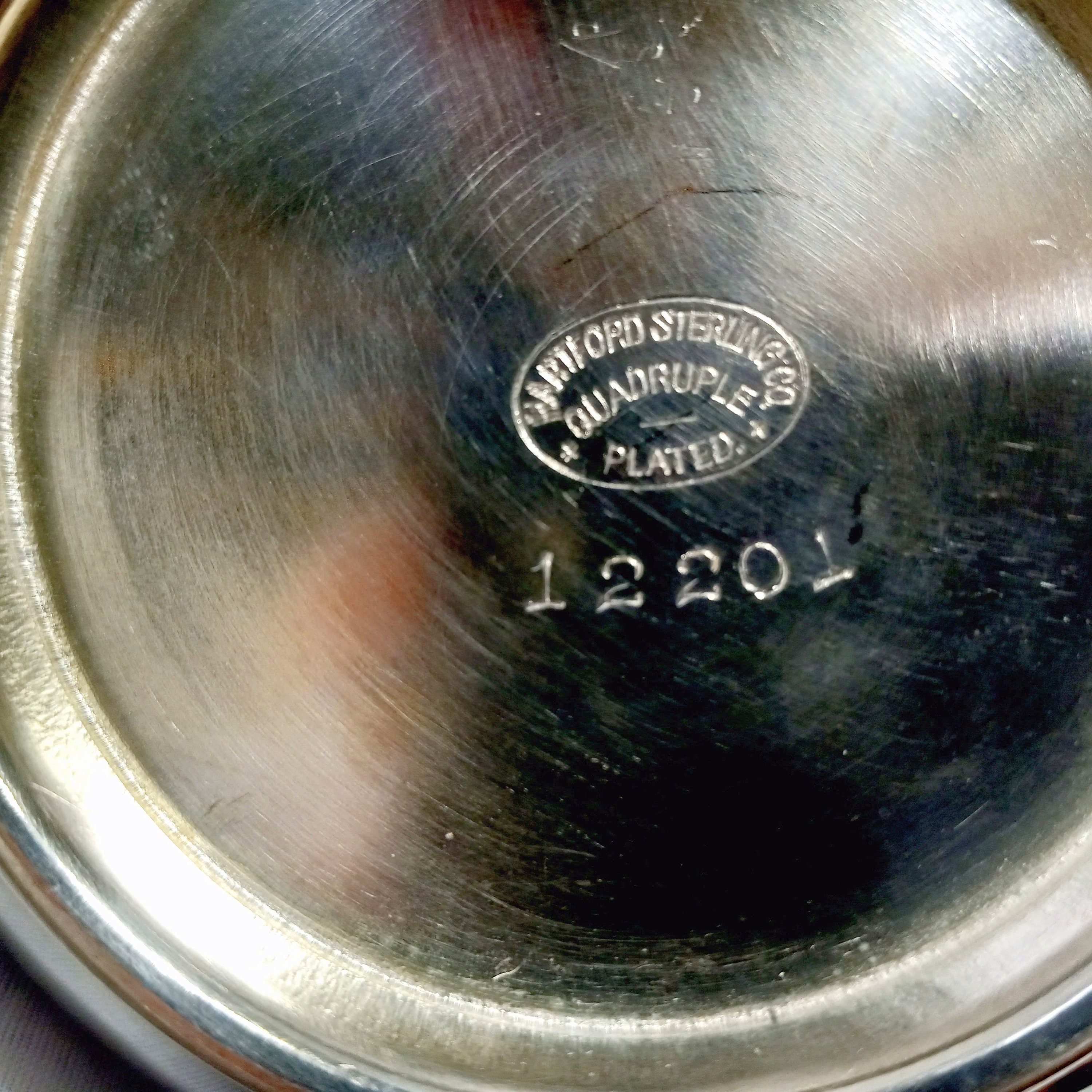 Antique Hartford Silver Company Quadruple Silver Plate 3
