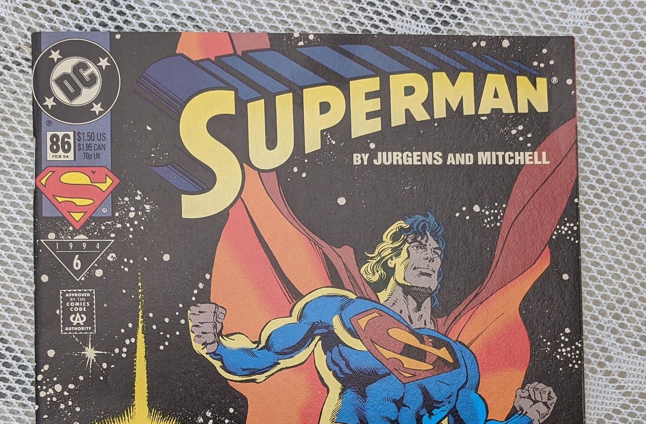 Superman Comic Book No. 86 DC Comics Feb. 1994 - Near Mint