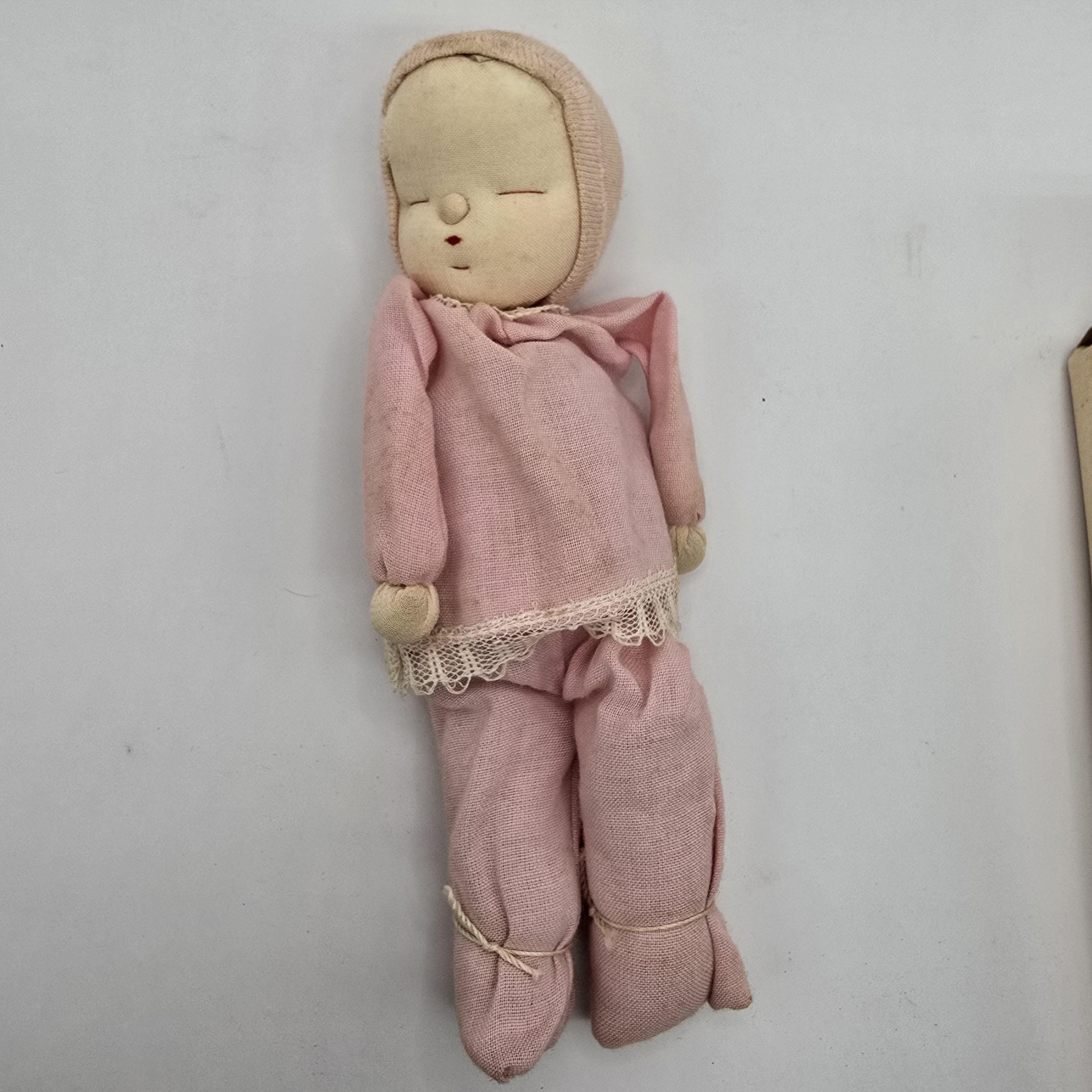 Shackman Sleepy Baby, poupon endormi 1959 AUTHENTIQUE Vintage