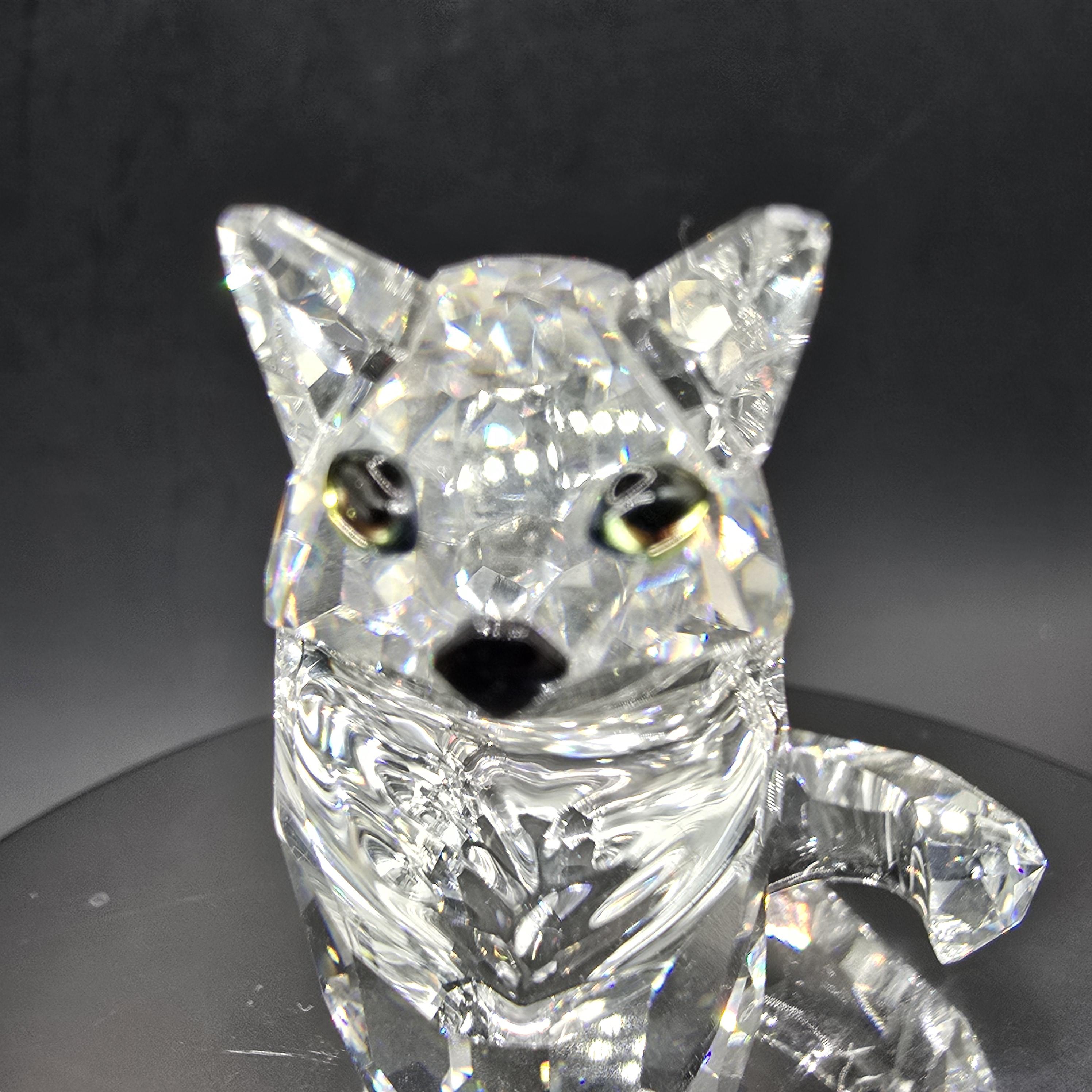 Vintage Swarovski Crystal Cat – Peaceful Countryside Collection