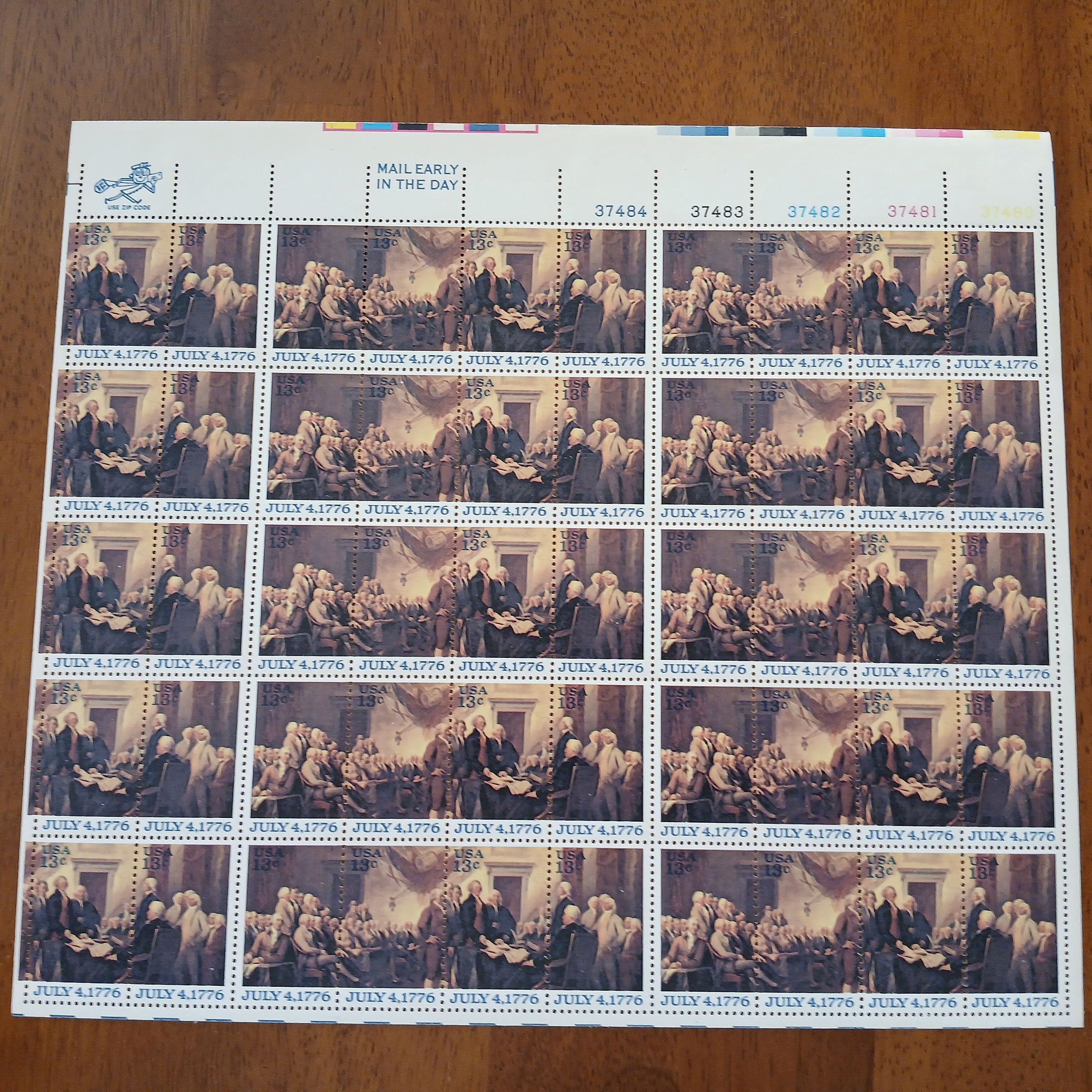 US Mint 13 Cent Stamp, 1976 American Bicentennial Series  display picture 1