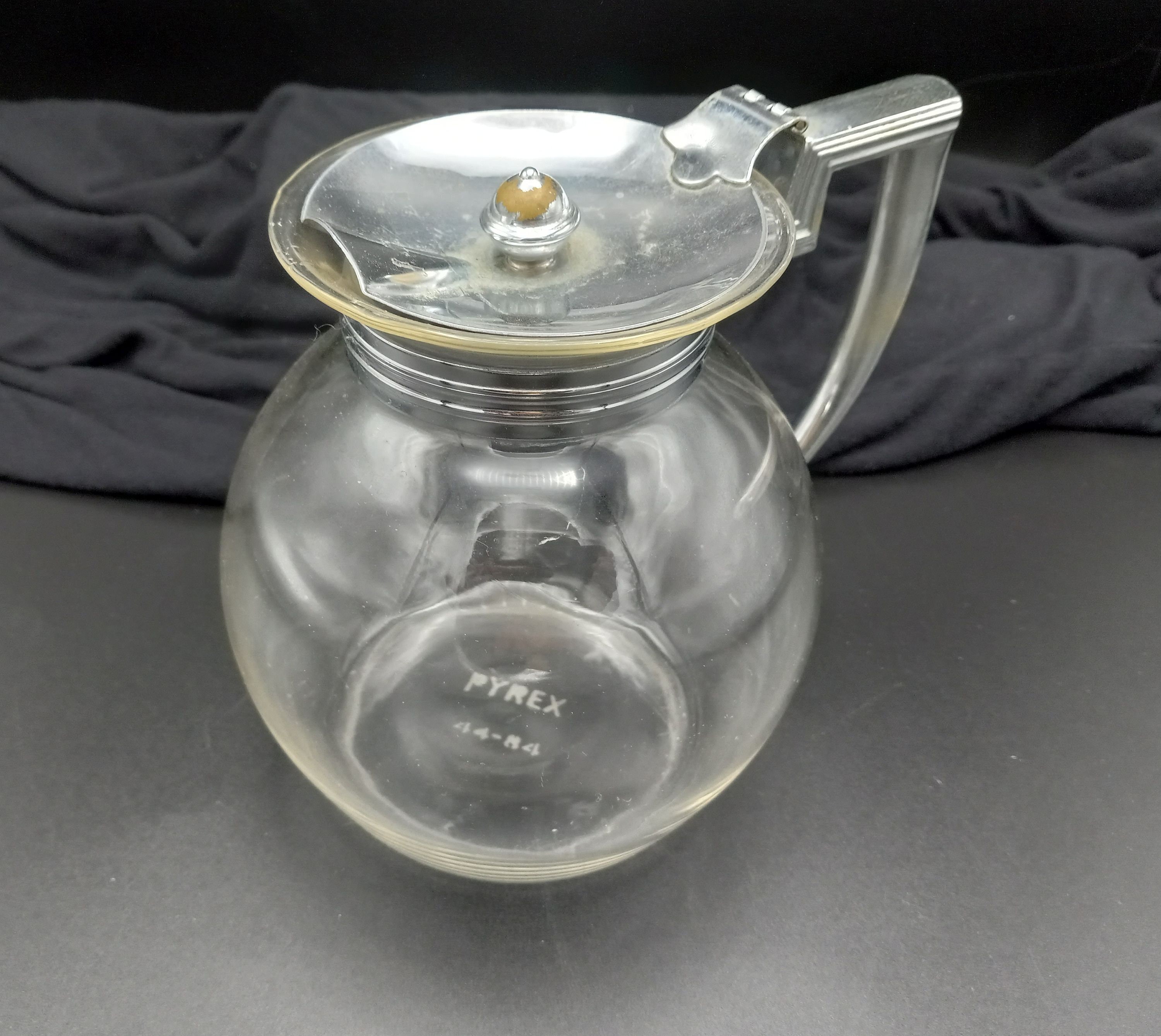 Vintage Pyrex Glass Coffee Carafe, Clear Tea Kettle, Antique Tea Pot –  Funkyhouse Vintage