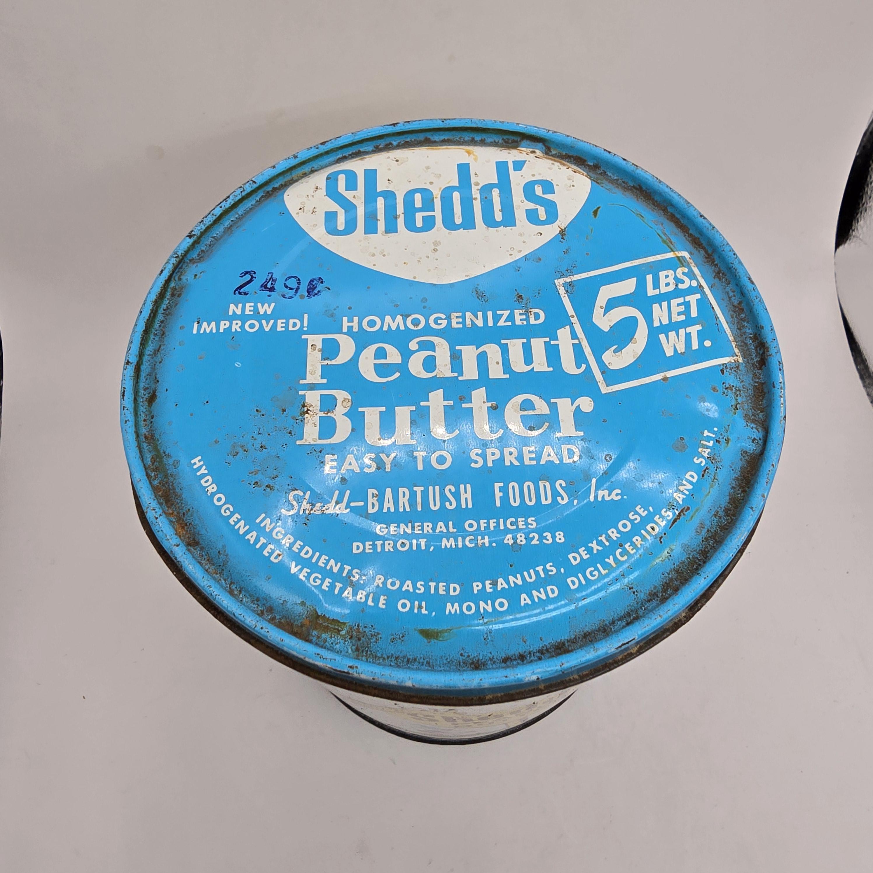 ヴィンテージ シェッド社のピーナッツバター缶：1950年代のサーカス