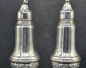 Lord Silver Inc. Sterling Weighted Salt and Pepper Shakers, - Etsy