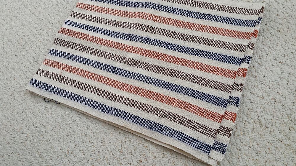 Handwoven 100 Cotton Fabric Dish Towel Fabric Prewashed Etsy