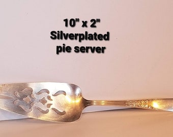 Silverplate Pie Server - King Edward Silverplate (1936 - 1951) by National Silver Company -  Vintage Tableware,  Dessert Server