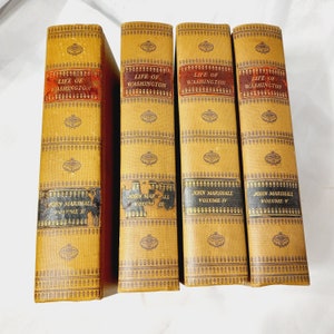 The Life of George Washington by John Marshall, Published 1925,  4 Volumes Life of Washington Commander in Chief,