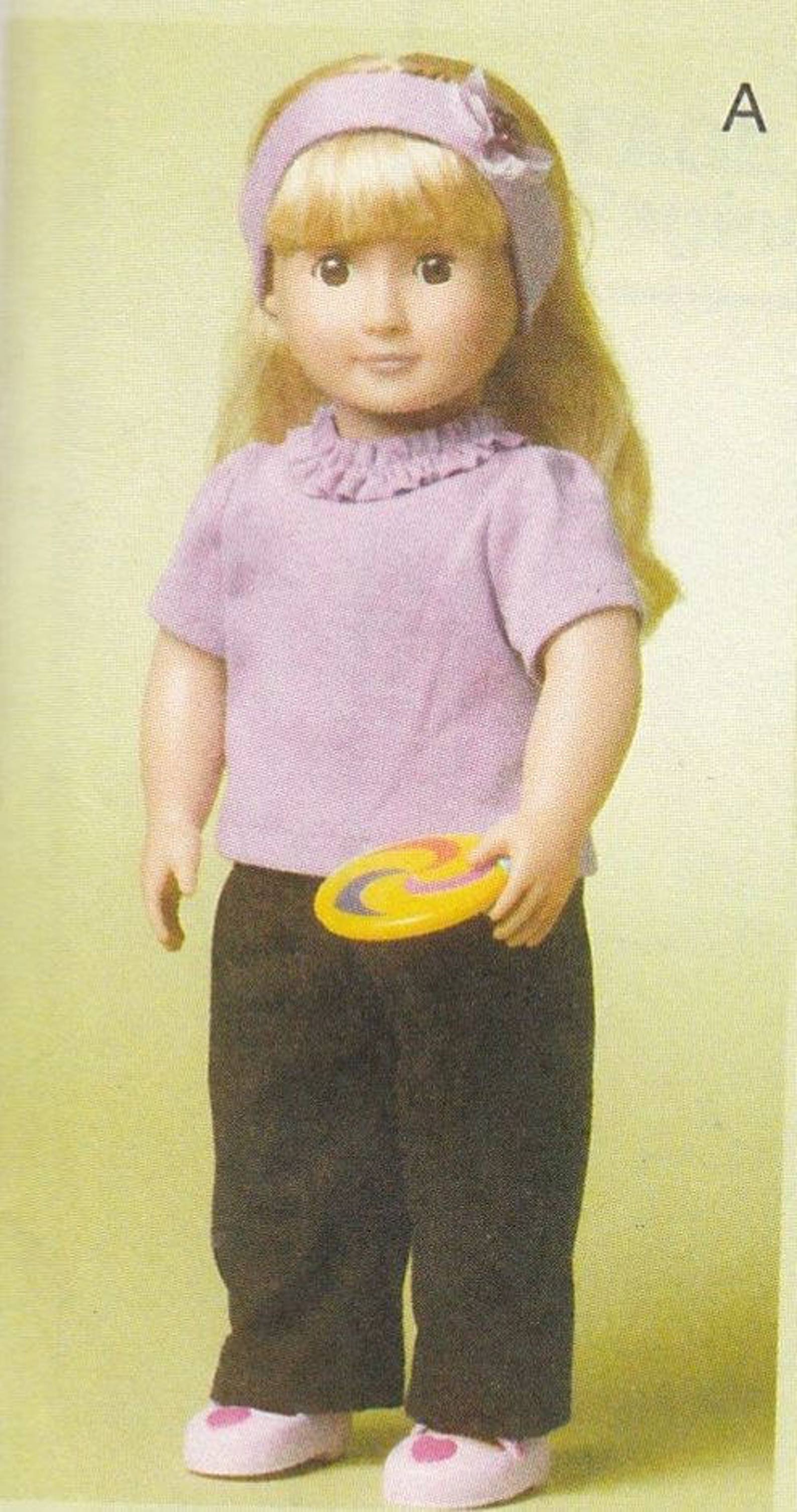 18 Doll Pattern Modern Young American Girl Doll Etsy