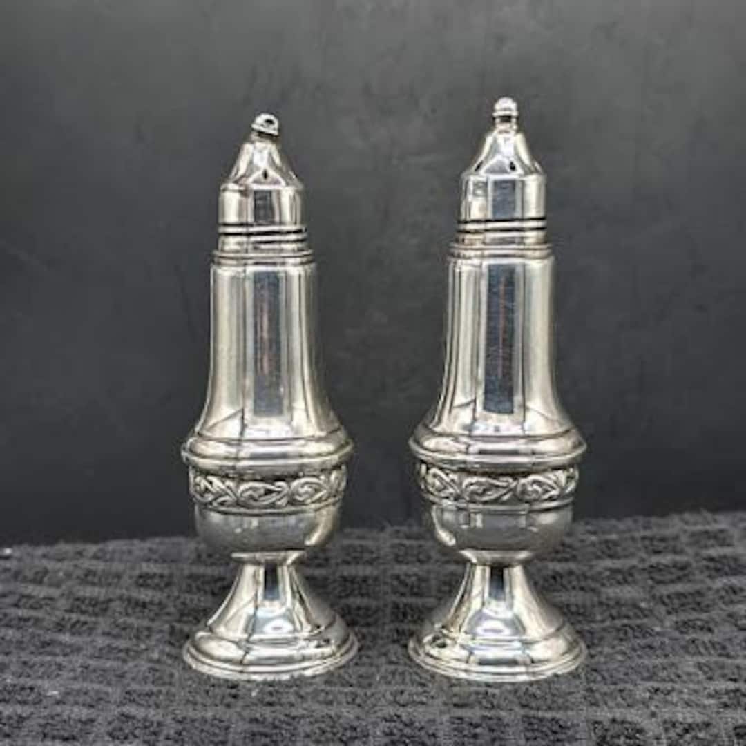 Lord Silver Inc. Sterling Weighted Salt and Pepper Shakers, - Etsy