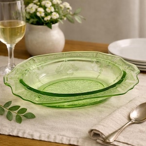 Glas servierschale