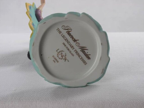 The Peacock Maiden, 1991 Lenox Legendary Princesses Collection - Etsy
