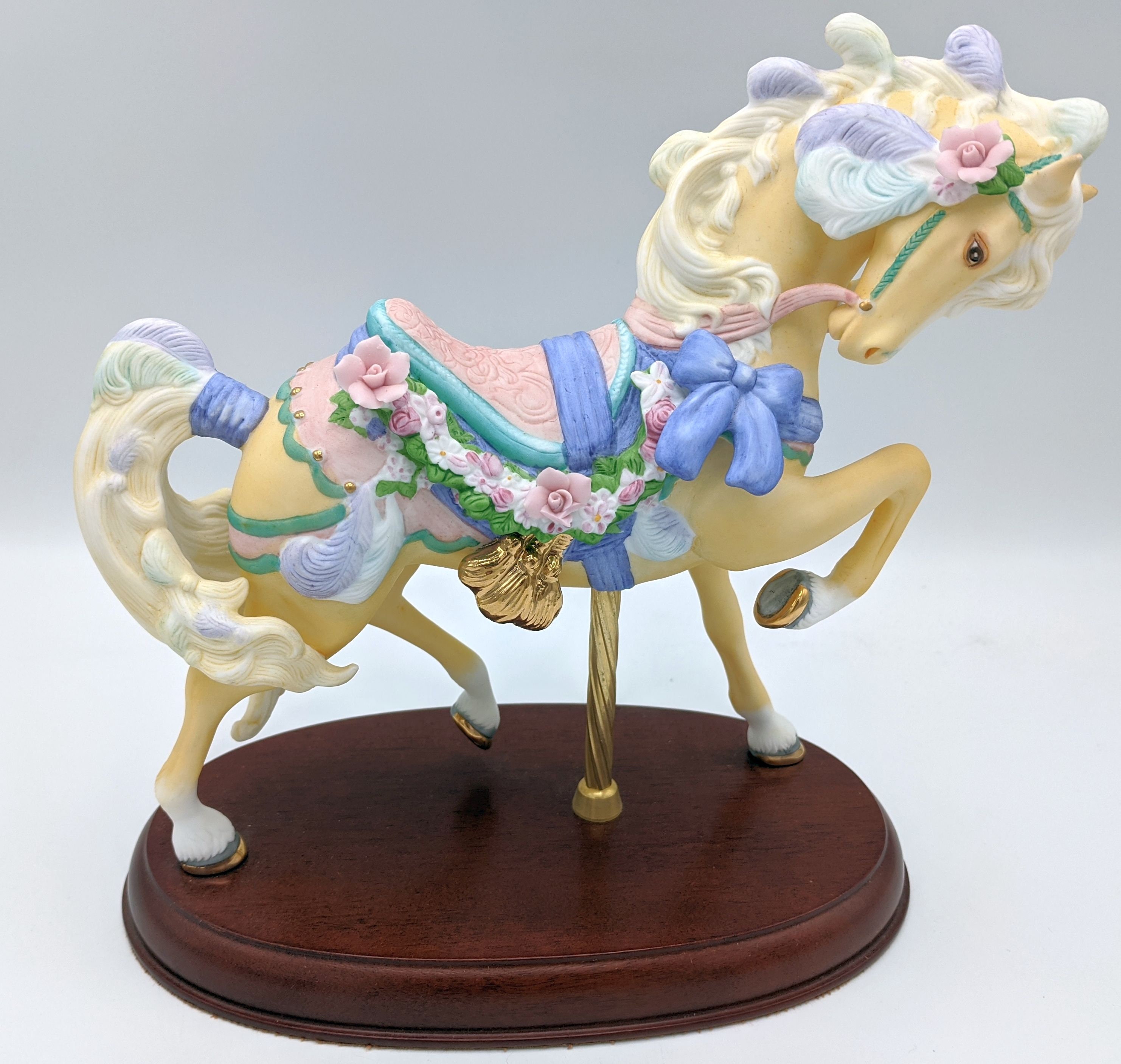 Lenox Circus Carousel Horse, 1989 Lenox - Decorated Carousel Horse
