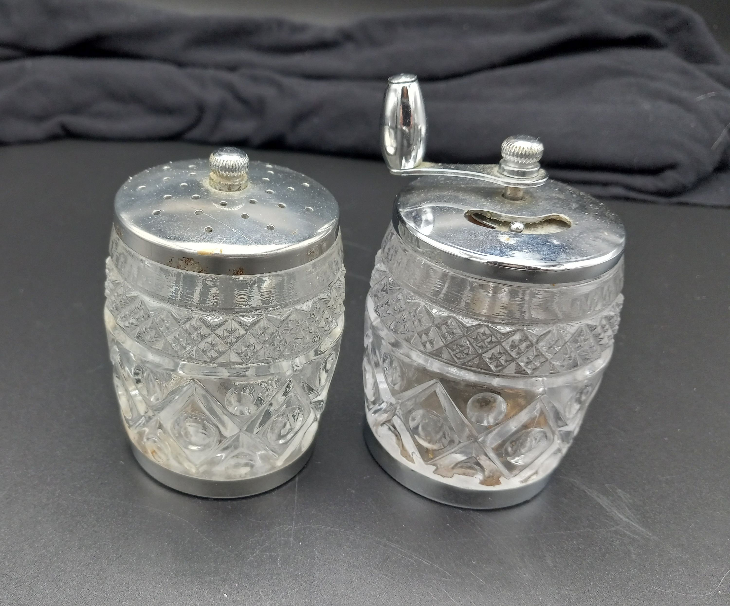crystal pepper mill