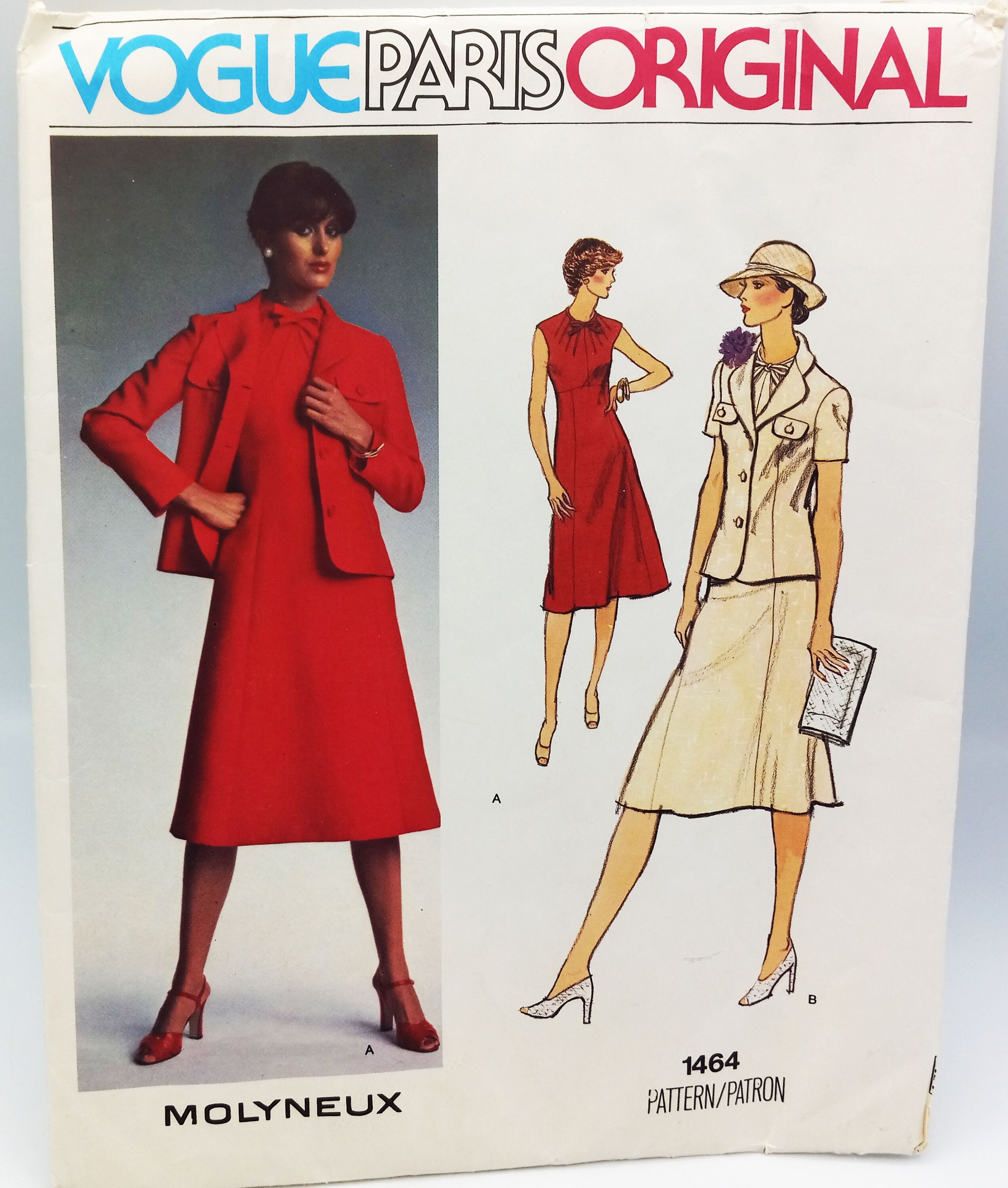 Patron De Robe Vogue Molyneux Taille 14 - Rare, Neuf, Pour Créatrices De Mode