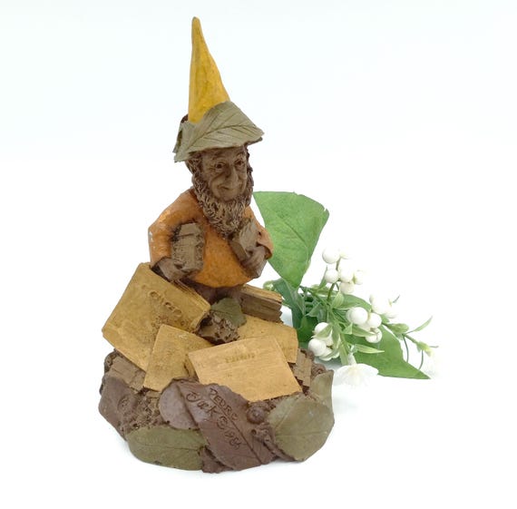Tom Clark Pedro Gnome, Woodland Spirit Figurine, Cairn 1986, Pecan