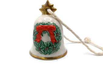 1986年ゲーベルクリスマスベルオーナメント西ドイツ製、ヴィンテージ