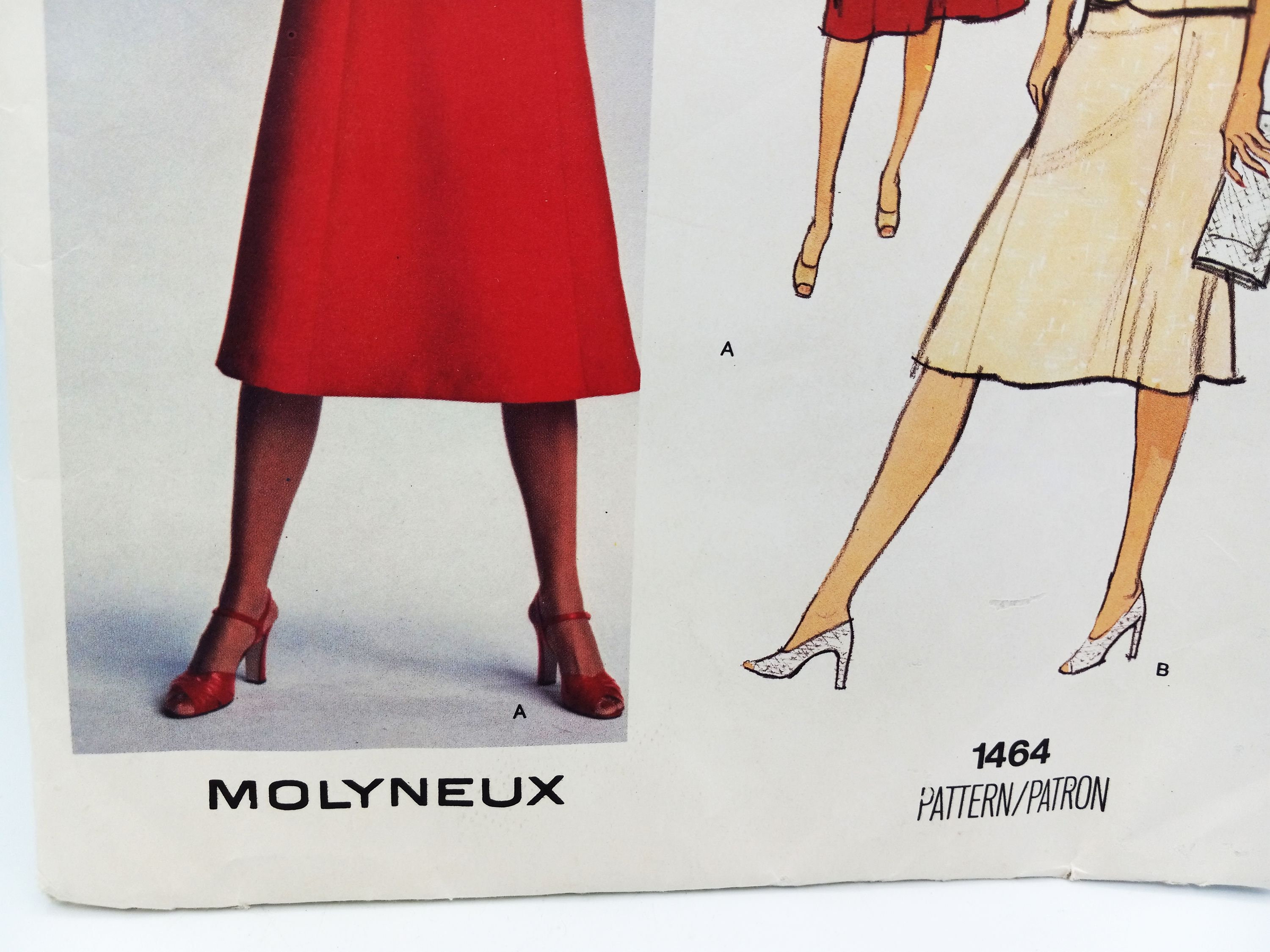 Patron De Couture Rare VOGUE MOLYNEUX - Taille 14 Pour Créer Une Robe élégante