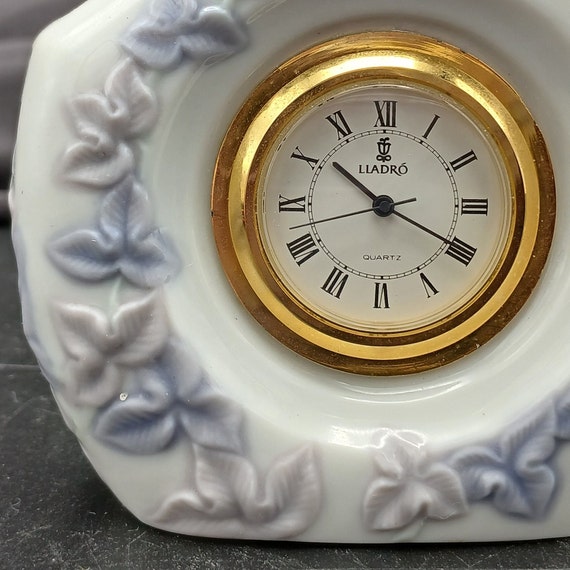 LLADRO　置時計 Rare Lladro Quartz Porcelain Clock, Lladro 
