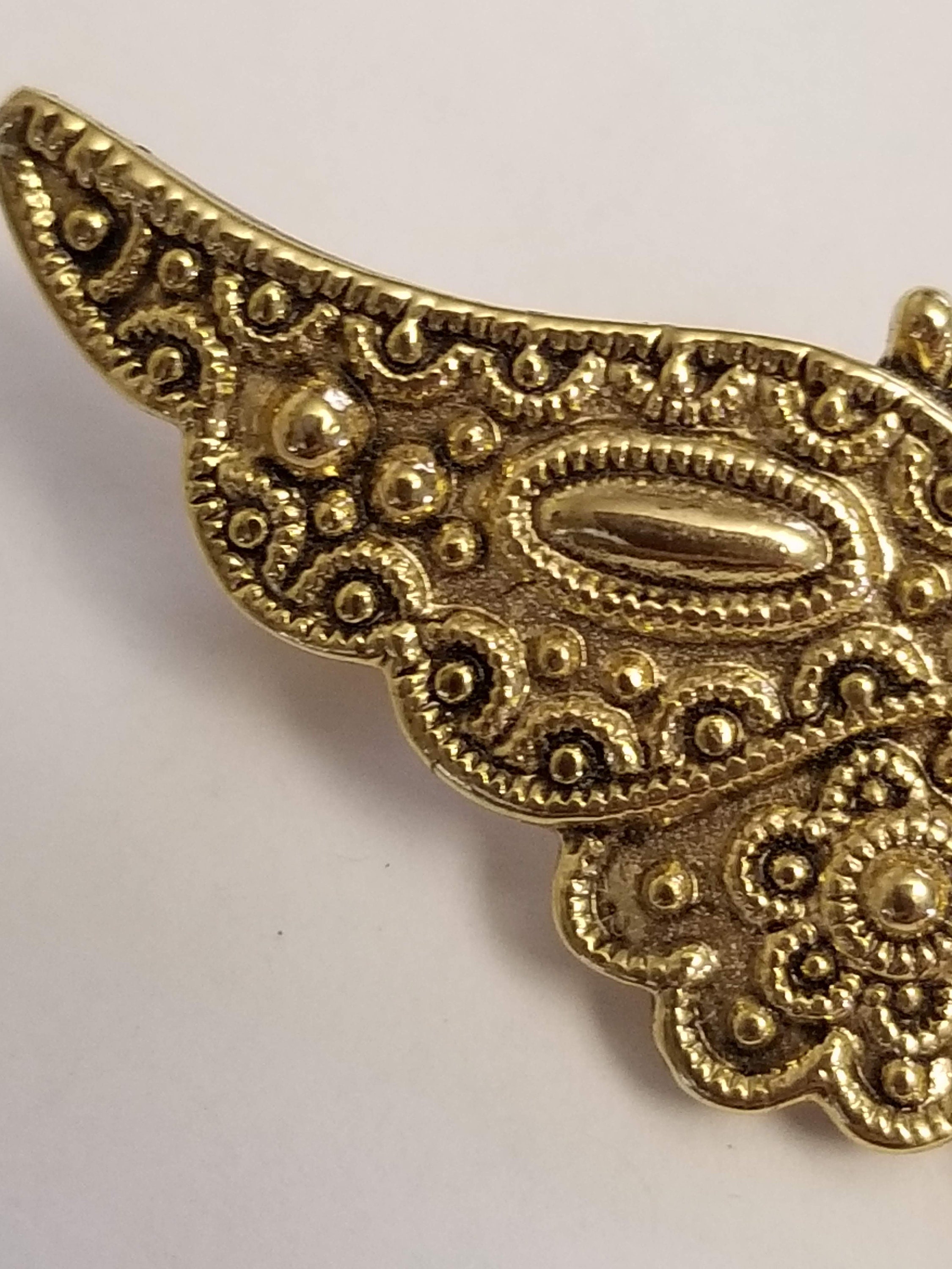 Vintage Gold Tone Butterfly Brooch by 