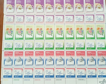 1976 年 200 周年記念 13 セント州旗切手 - 50 枚セット - 1976 年未