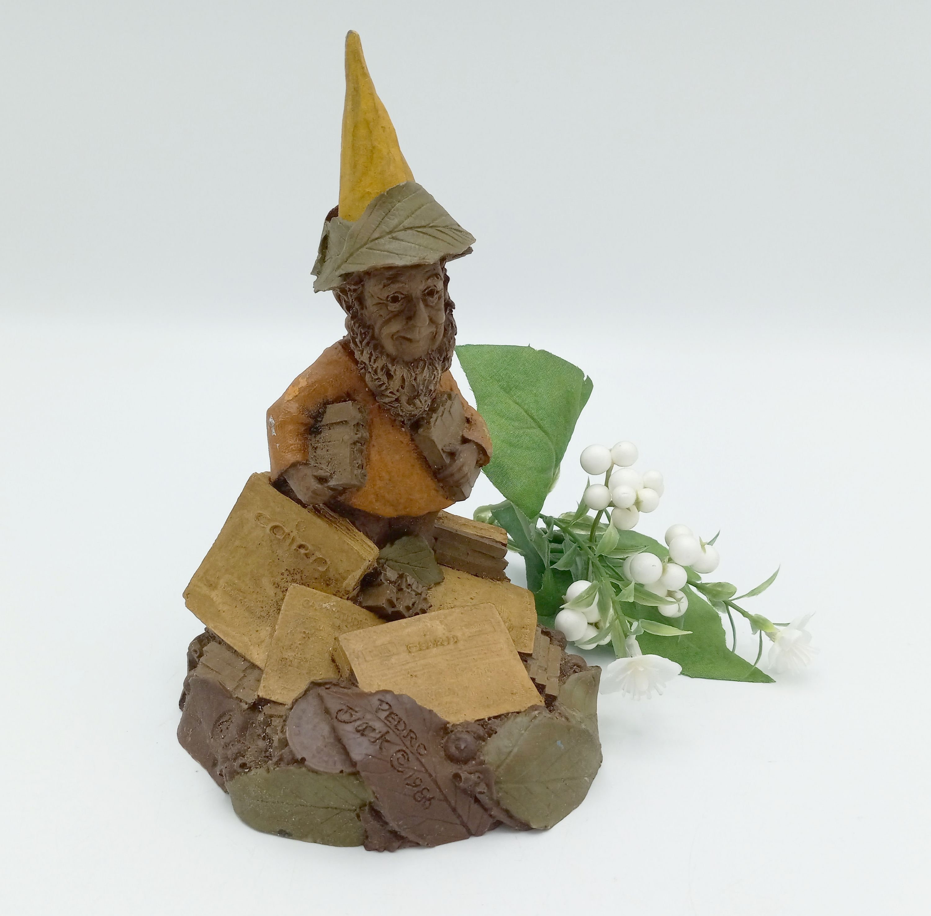 Tom Clark Gnome, PEDRO, a Woodland Spirit - Cairn 1986 Figurine