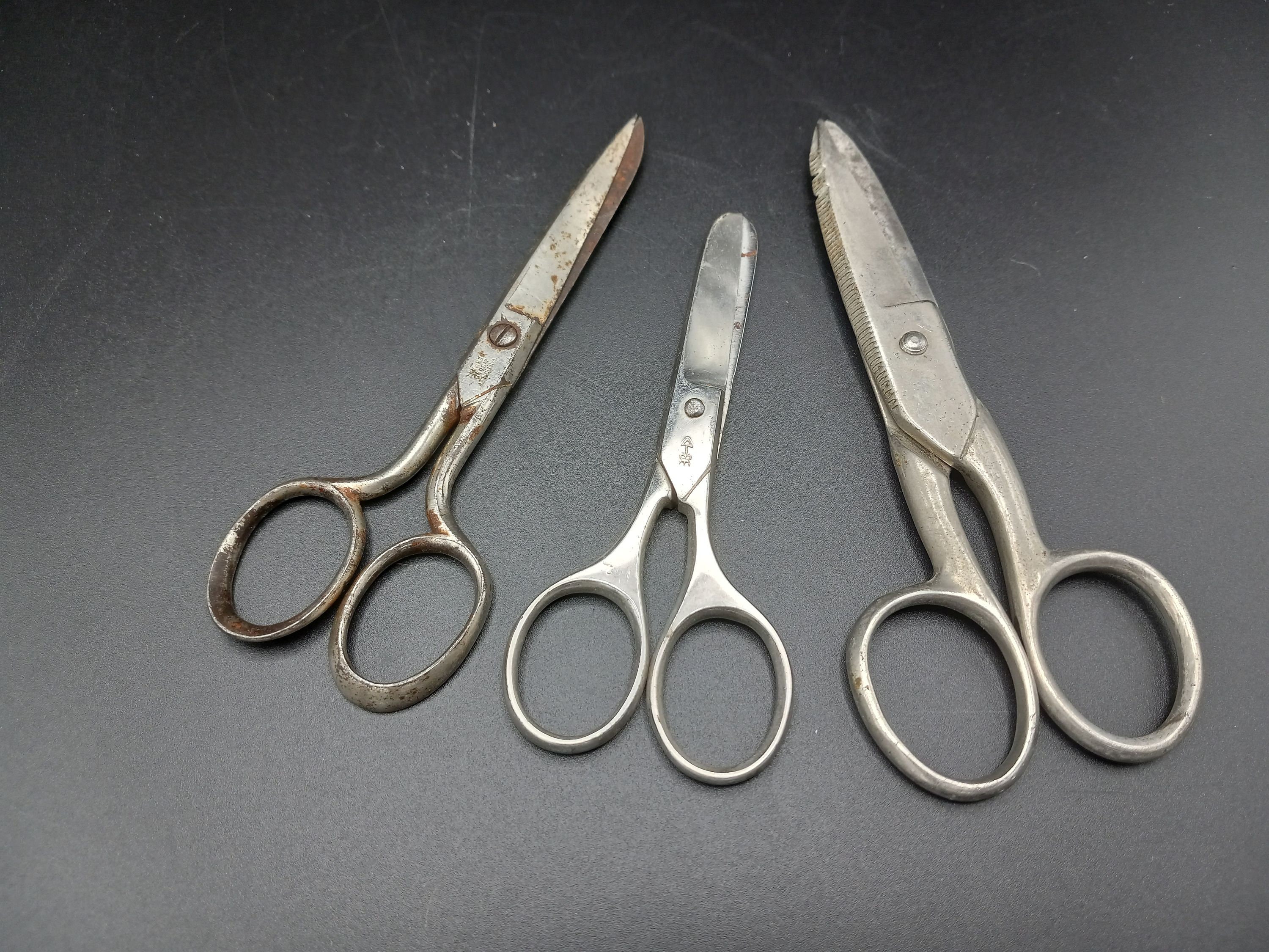 3 Pair Small Linemen, Sewing & Paper Scissors , 4-5