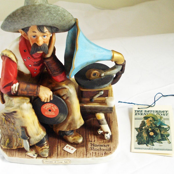 Rockwell figurine, Dreams of Long Ago, 1979 Collectible Dave Grossman