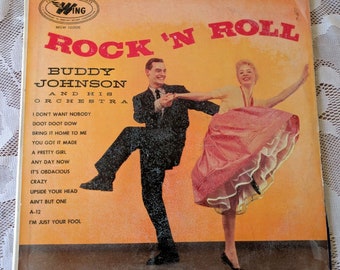 Buddy Johnson, Rock &#39;N Roll 1956 Recording - LP Vintage Vinyl - Wing Record - Walk &#39;Em Rhythm